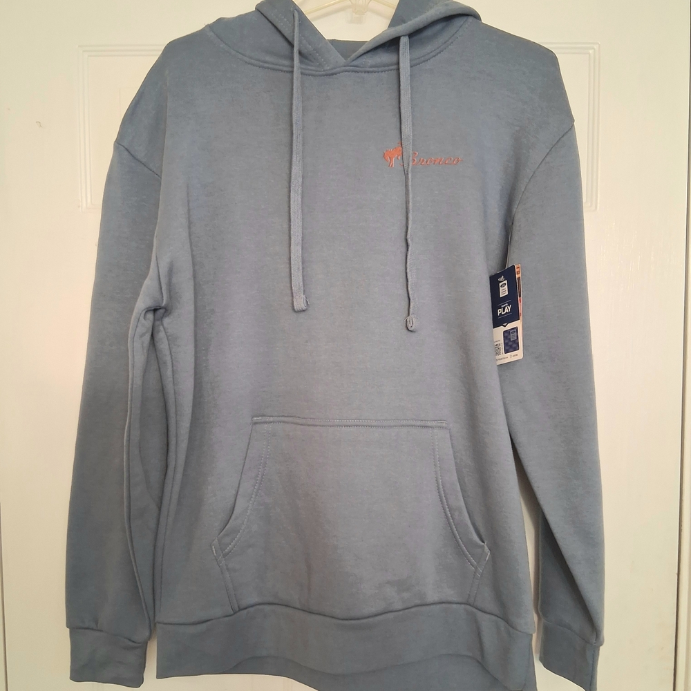 Ford Bronco Light Blue Hoodie Men's Size Medium